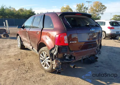 2012 Ford Edge Sel from USA, damaged, VIN 2FMDK4JC8CBA76012